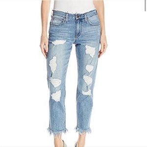 Joe’s Jeans Collector’s Edition The Smith Mid Rise Ankle Straight Distressed